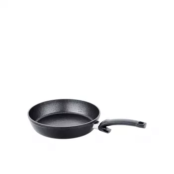 Fissler Adamant Comfort 28cm koekenpan, aluminium, antiaanbak, geschikt voor inductie, zwart/zilver
