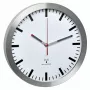 TFA 60.3528.02 radiografische wandklok aluminium 300 mm x 45 mm stille secondewijzer