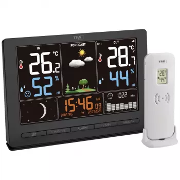 TFA 35.1118.01 Black SEASON Draadloos weerstation