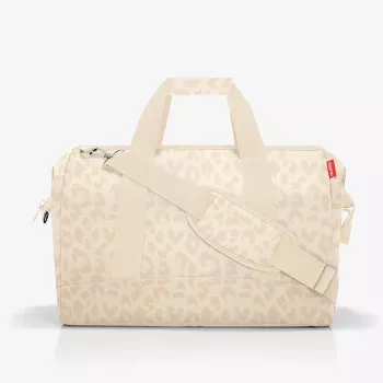 Reisenthel Allrounder L Leo Vanilla reistas 30L waterafstotend 48x39,5x29 cm