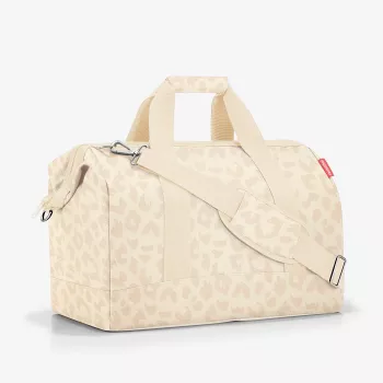 Reisenthel Allrounder L Leo Vanilla reistas 30L waterafstotend 48x39,5x29 cm