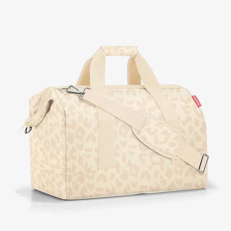 Reisenthel Allrounder L Leo Vanilla reistas 30L waterafstotend 48x39,5x29 cm