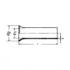 Klauke 71S6V dubbele adereindhuls, geïsoleerd, 2 x 0,5 mm², 6 mm krimplengte, wit