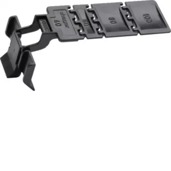 HAGER BA7CLIP houderclip voor kabelgootsysteem, ABS/polycarbonaat, wit