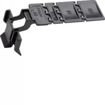 HAGER BA7CLIP houderclip voor kabelgootsysteem, ABS/polycarbonaat, wit