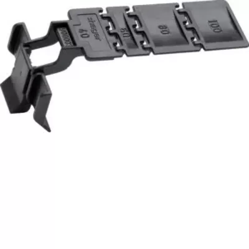 HAGER BA7CLIP houderclip voor kabelgootsysteem, ABS/polycarbonaat, wit