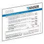 Kaiser Elektro schot-identificatieplaatjes-set DE/GB/FR/IT 9473-91