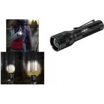 ANSMANN LED zaklamp Adventure TA100BF, zwart met riemclip, lichtstroom: 110 lumen, brandduur: 4 uur, 1 stuk (1600-0760)