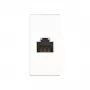 Kindermann Konnect flex 45 click Cat-7 modulaire afdekplaat Snap-In RJ45 Keystone-module