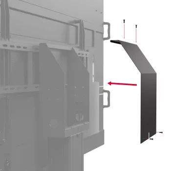 Kindermann achterafdekking voor DisplayLift²