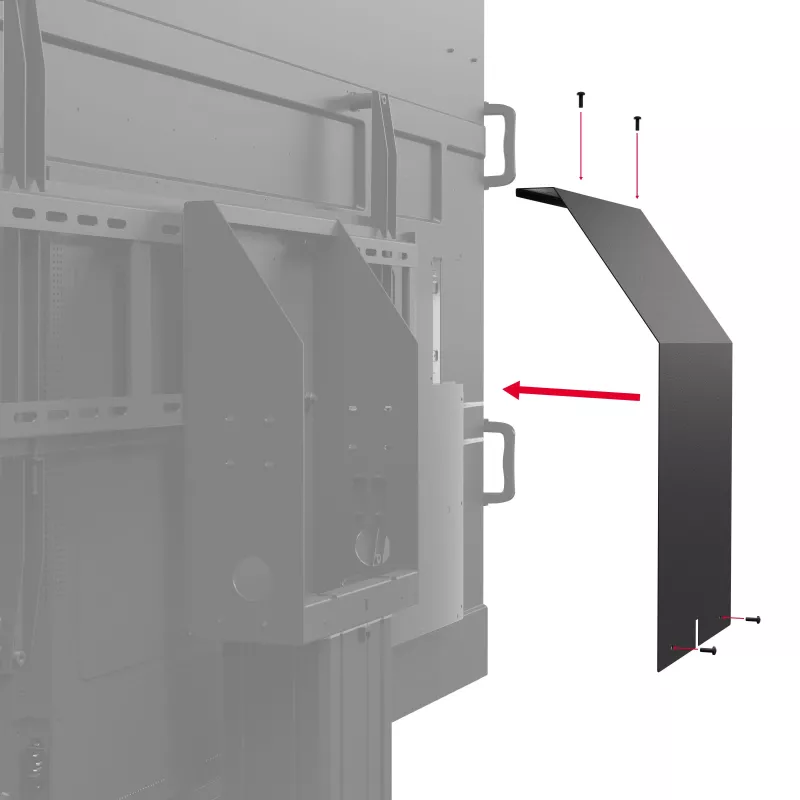 Kindermann achterafdekking voor DisplayLift²