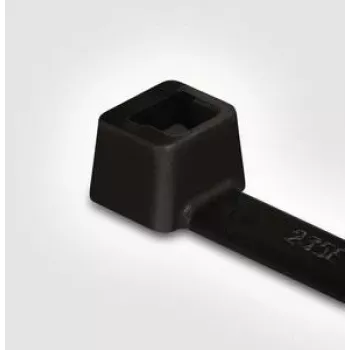 HellermannTyton T18L kabelbinder, polyamide 6.6, zwart, 205 x 2.5 mm, 100-pack (111-02110)