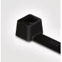 HellermannTyton T18L kabelbinder, polyamide 6.6, zwart, 205 x 2,5 mm, verpakking van 100 (111-02110)