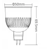 MIBOXER FUT112 LED retrofit GU5.3/MR16 6W RGB-CCT 2,4GHz smooth dim smart spotlamp