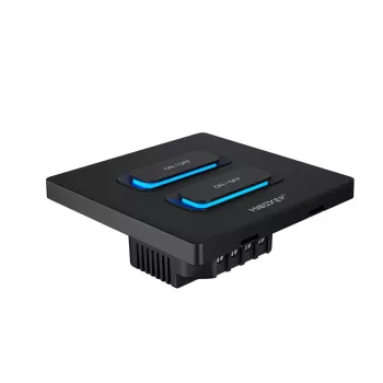 MIBOXER ESW2B 2-voudige smart switch LED-afstandsbediening met WiFi en 2,4 GHz bewegingssensor en dimmer