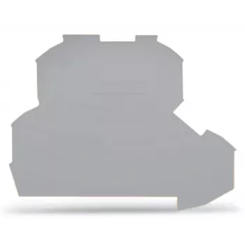 WAGO 2002-2291 afsluitplaat - grijs - 0,8 mm - 69,7 mm - 51,7 mm - 2,41 g