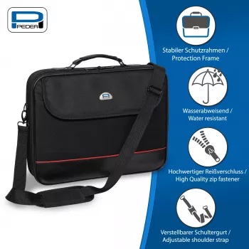 PEDEA TRENDLINE laptoptas 17,3 + muisset