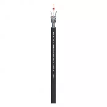 Sommer Cable SC-Primus microfoonkabel, 2 x 0,50 mm², PVC Ø 6,7 mm, zwart, meterware (200-0151)