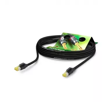 Sommer Cable SC-Mercator CAT.7 PUR netwerk-patchkabel 10m zwart S/FTP RJ45 Hirose