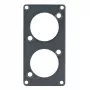 Sommer Cable SYPFB1-2D frontpaneel - zwart, 2 D-formaat uitsparingen voor SYP-1 systeem