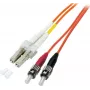 EFB-Elektronik duplex jumper LC-ST 50/125µ OM2 LSZH oranje 2,0 mm 7,5 m