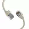 EFB Elektronik RJ45 patchkabel Cat.6A U/FTP TPE 4 mm ultraflex grijs 3 m
