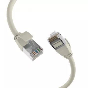 EFB Elektronik RJ45 patchkabel Cat.6A U/FTP TPE 4 mm ultraflex grijs 3 m