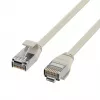 EFB Elektronik RJ45 patchkabel Cat.6A U/FTP TPE 4 mm ultraflex grijs 3 m