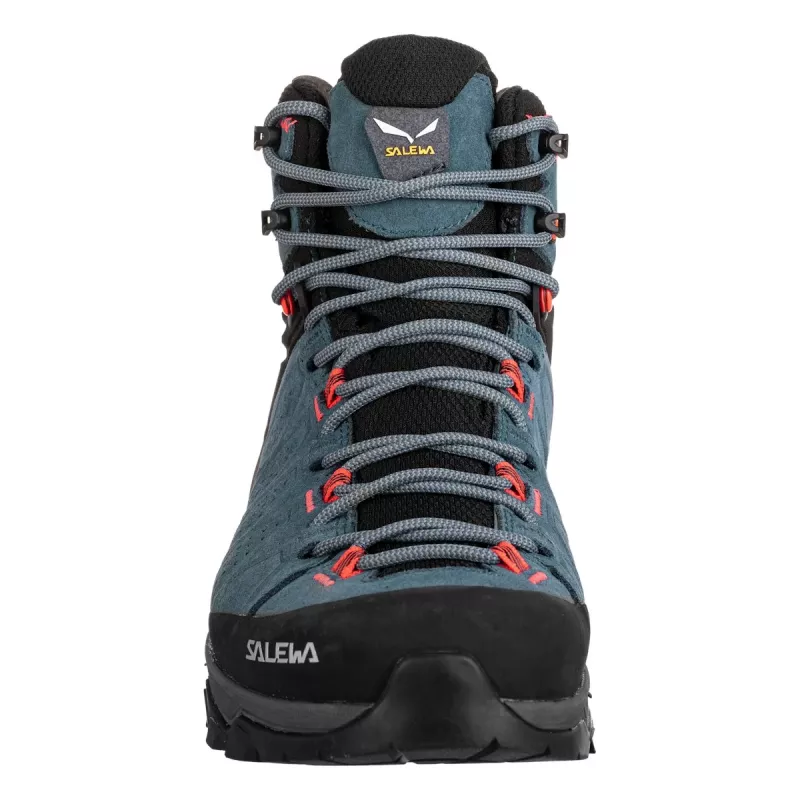 SALEWA schoenen Alp Trainer 2 Mid GTX dames - Java Blue / Fluo Coral - UK 5.5 (EU 38.5)