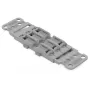 WAGO 221-2503 montageadapter met trekontlasting, 3-ader, lichtgrijs