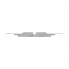 WAGO 221-2503 montageadapter met trekontlasting, 3-ader, lichtgrijs