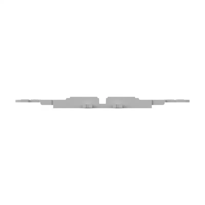 WAGO 221-2503 montageadapter met trekontlasting, 3-ader, lichtgrijs
