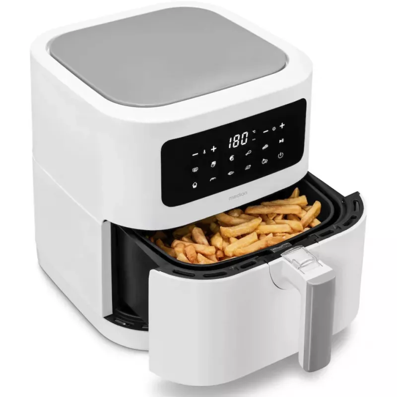 MEDION Air Fryer Life MD 11740 E40 XL (matwit, 2150 W, 5,2 L mand)