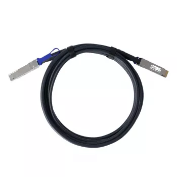 BlueOptics Fortinet FN-CABLE-QSFPDD-DAC-02 Compatible BlueLAN BL292901X2M26 QSFP-DD Direct Attach Copper-kabel, 400GBASE-CR4, 26 AWG, 2 meter