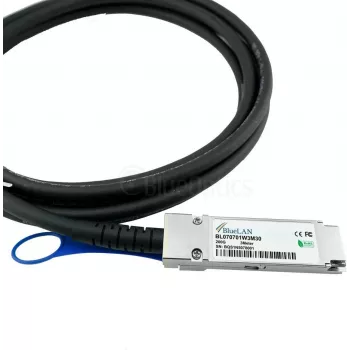 BLUELAN BlueOptics Infortrend 9624CM200CAB1-0030 QSFP56 Direct Attach-kabel, 200GBASE-CR4, Ethernet, 30AWG, 2 meter