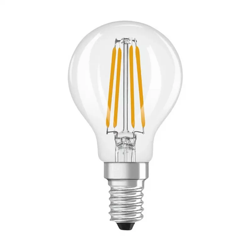 Osram LED Classic P 40 Filament 3.4W 827 helder E14 LED-lamp, mini globe