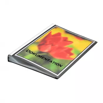 FolderSys displayboek zwart met 50 insteekhoezen A4