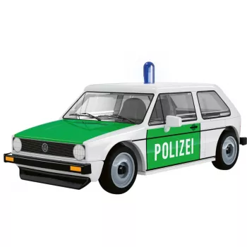 COBI Volkswagen Golf (1974) politie wit 1:35 diecast modelauto