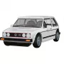 COBI 24662 Volkswagen Golf GTI (1976-1983) bouwset, 1:35, wit