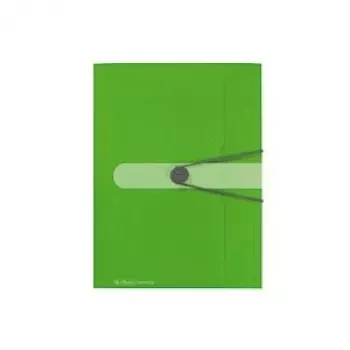 HERLITZ elastische map A4 PP ondoorzichtig appelgroen