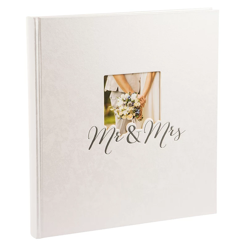 Goldbuch Mr. & Mrs. fotoalbum 30x31 cm 60 witte pagina's bruiloft 08388