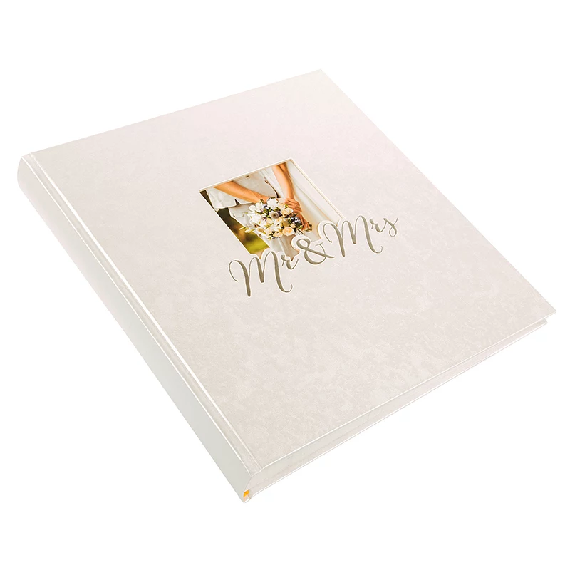 Goldbuch Mr. & Mrs. fotoalbum 30x31 cm 60 witte pagina's bruiloft 08388