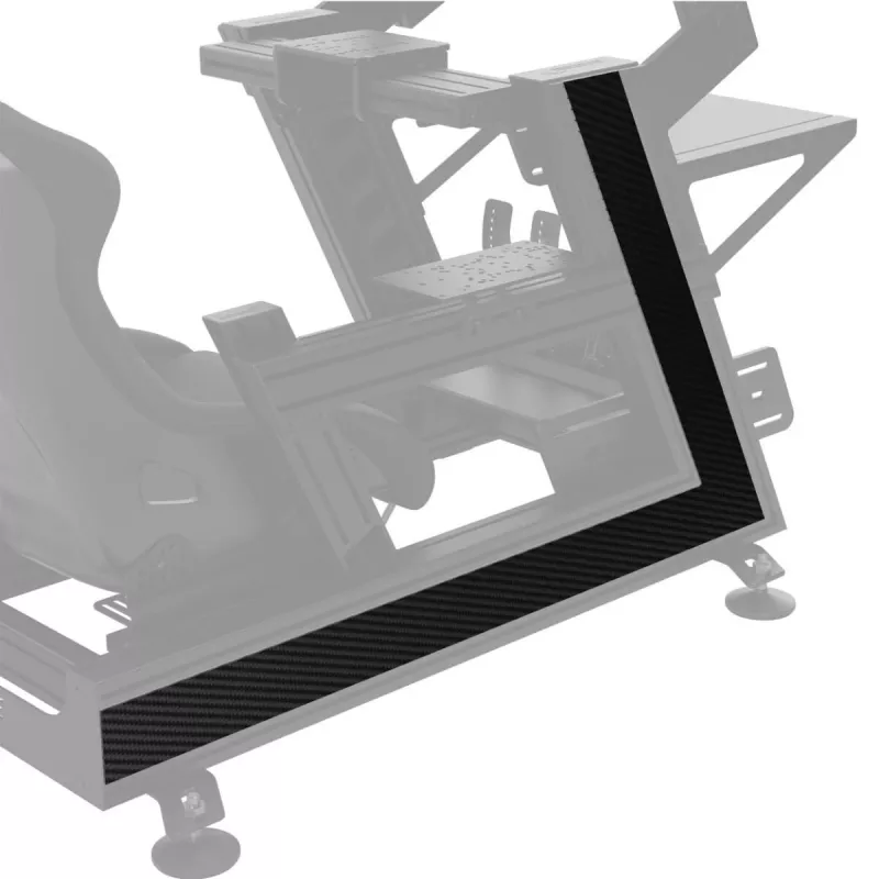 TrackTime Series One Cover Carbon – carbonfiber wheelbase-afdekking voor Series One rigs
