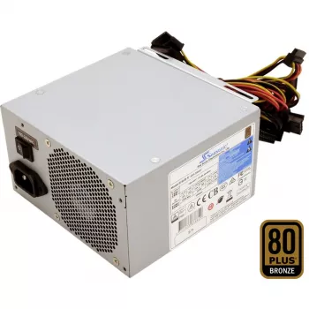 Seasonic SSP-600ES2 Bulk 600W Voeding, Grijs, 80 PLUS Bronze, ATX