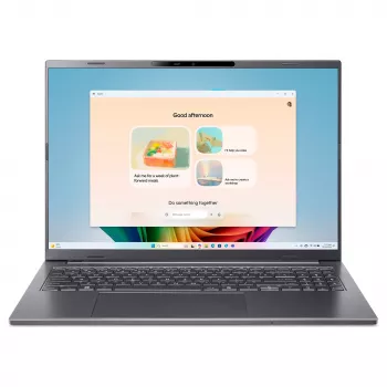 Acer Aspire 16 AI (A16-11M-X04K) Copilot+ pc 16,0 inch WUXGA IPS 120Hz Snapdragon X X1-26-100 16GB RAM 512GB SSD Windows 11 Home