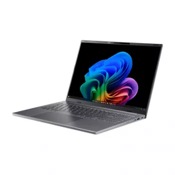 Acer Aspire 16 AI A16-I71M-77BS Copilot+ pc laptop, 16 inch WUXGA OLED 120Hz, Intel Core Ultra 7 355, 16GB LPDDR5x, 512GB SSD, Windows 11 Home, Duitse toetsenbordindeling