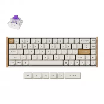 Keychron K6H-Q1 65% magnetic white