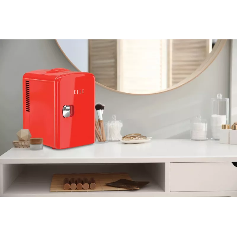 ELLE Home ESDAF101RDEU mini-koelkast 4L rood