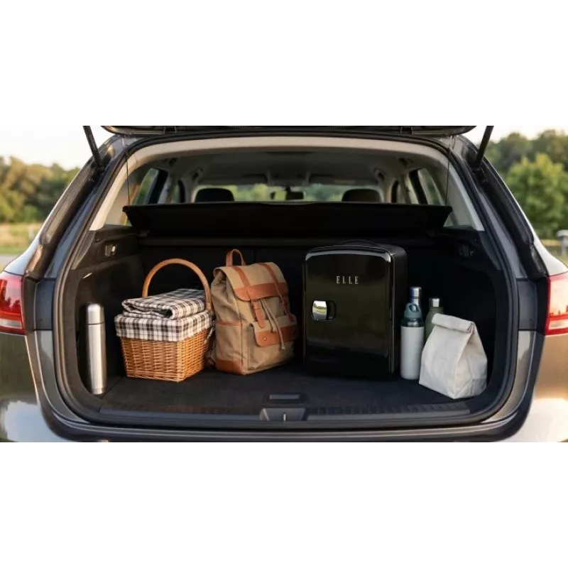 ELLE Home ESDAF101BKEU mini-koelkast 4L zwart