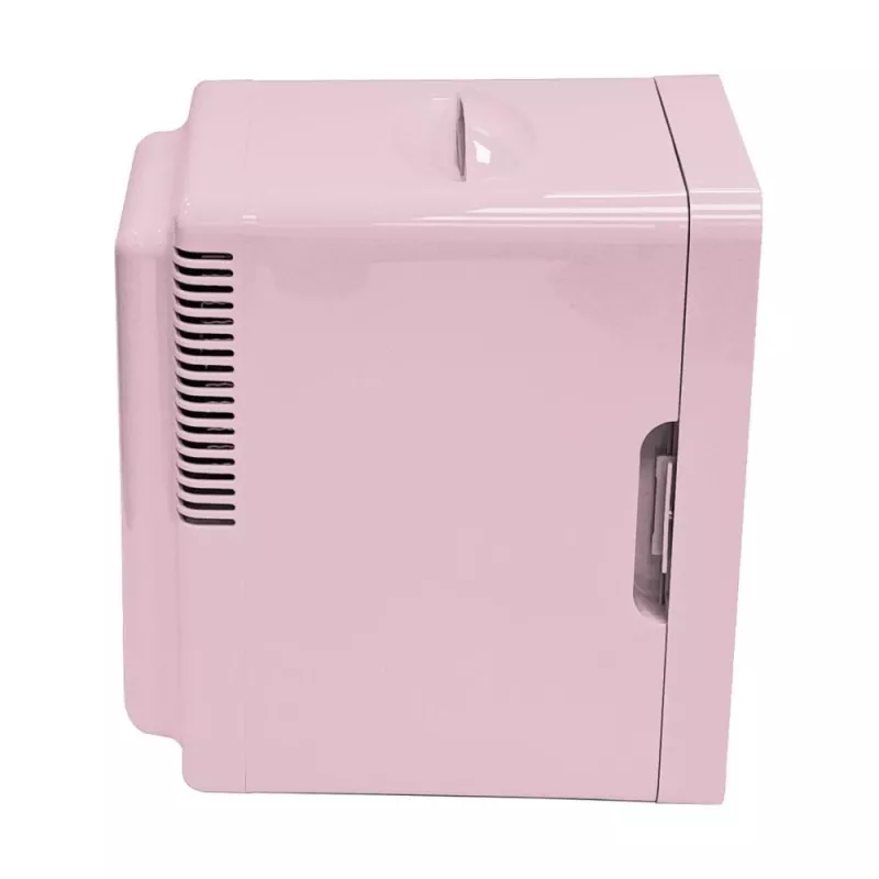 ELLE Home ESDAF01PUEU mini-koelkast met LED-schminkspiegel 6L paars
